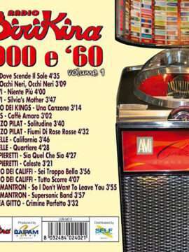 verso Copertina CD 2000 e '60 volume 1 di Radio Birikina