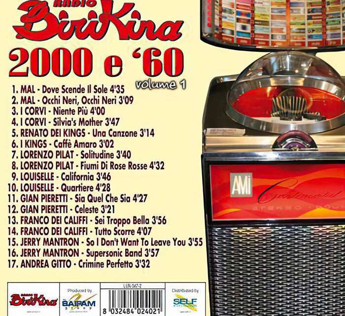 verso Copertina CD 2000 e '60 volume 1 di Radio Birikina