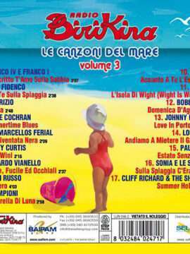 verso Copertina CD Le Canzoni del Mare volume 3 di Radio Birikina