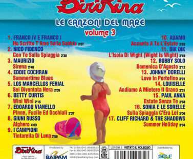 verso Copertina CD Le Canzoni del Mare volume 3 di Radio Birikina