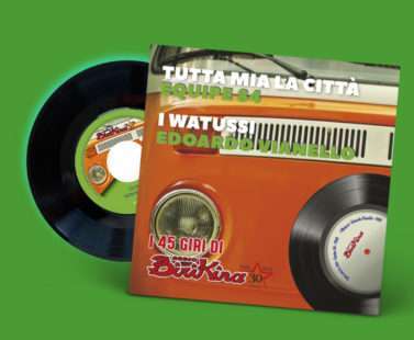 Copertina disco 45 giri, sesta uscita Radio Birikina