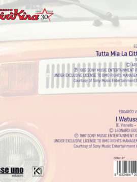 verso Copertina disco 45 giri, sesta uscita Radio Birikina