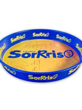 Vassoio decorativo con grafica Radio Sorrriso