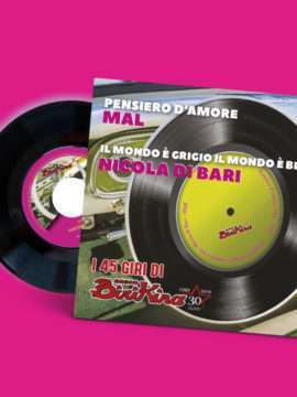Copertina disco 45 giri, settima uscita Radio Birikina