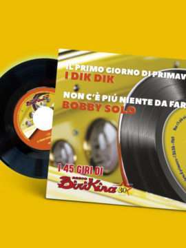 Copertina disco 45 giri, ottava uscita Radio Birikina