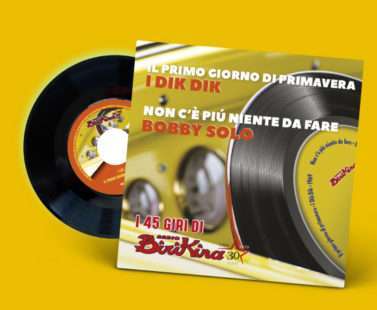Copertina disco 45 giri, ottava uscita Radio Birikina