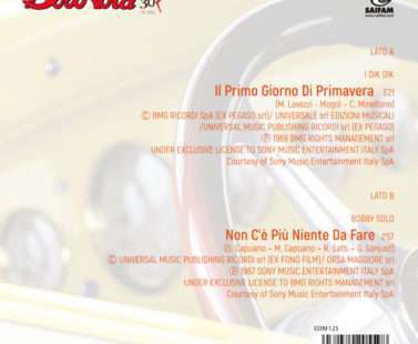 verso Copertina disco 45 giri, ottava uscita Radio Birikina