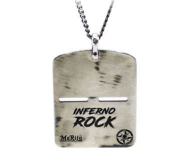Targhetta Inferno Rock - Radio Marilù