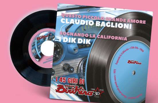 Copertina disco 45 giri, decima uscita Radio Birikina