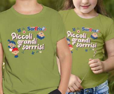 T-Shirt Piccoli Grandi Sorrrisi Verde