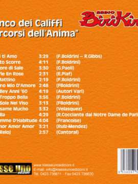 verso Copertina CD Percorso dell'Anima di Franco dei Califfi