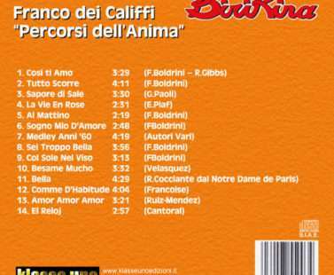 verso Copertina CD Percorso dell'Anima di Franco dei Califfi