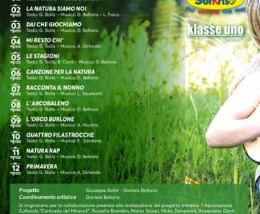 verso Copertina CD Baby Coro Canta la Natura di Radio Sorrriso