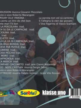 verso Copertina CDCantando su l'ara del Gruppo Folkloristico Bontemponi