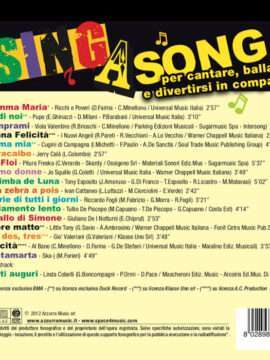 verso Copertina CD Sing a Song