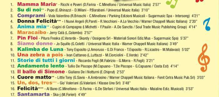 verso Copertina CD Sing a Song