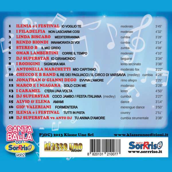 CD - Canta & Balla con Radio Sorrriso vol. 2