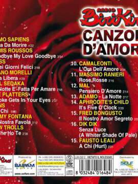 verso Copertina CD Canzoni d'Amore volume 1 di Radio Birikina