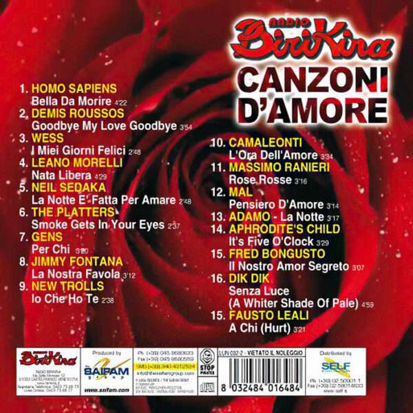 CD - Canzoni d'Amore - Vol. 1