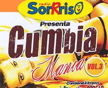 Copertina CD Cumbia Mania volume 3 di Radio Sorrriso