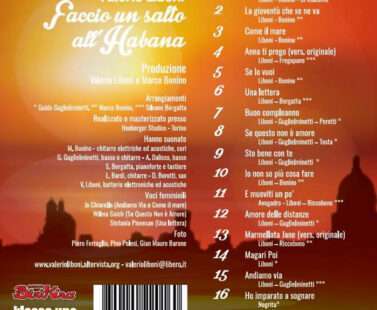 verso Copertina CD Valerio Liboni Faccio un salto all'Habana