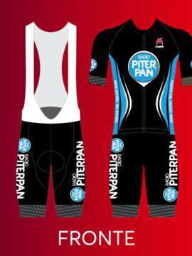 Maglia con salopette corta da ciclismo - Fronte - Uomo
