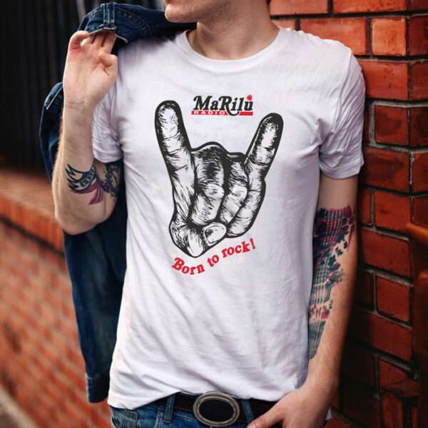 T-shirt Born to Rock - Radio Marilù