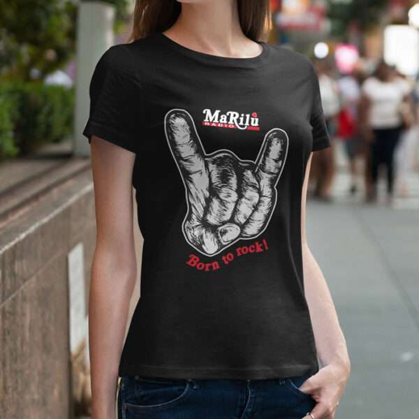 T-shirt Born to Rock - Radio Marilù