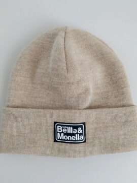 Berretto beige melange classico Radio Bellla & Monella