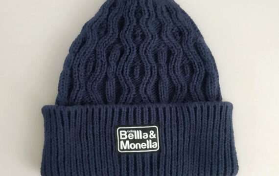 Berretto blu con pattern Radio Bellla & Monella