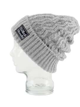 Berretto grigio con pattern Radio Bellla & Monella