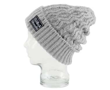 Berretto grigio con pattern Radio Bellla & Monella
