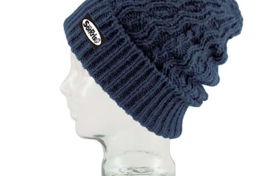 Berretto blu con pattern Radio Sorrriso