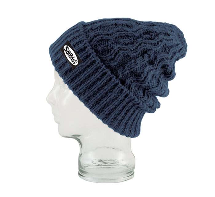 Berretto blu con pattern Radio Sorrriso