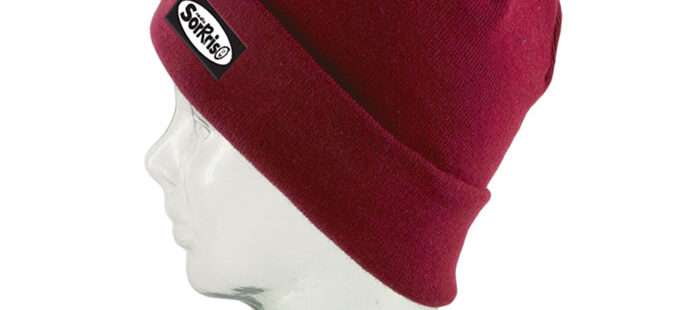 Berretto bordeaux classico Radio Sorrriso