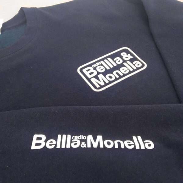 Felpa Blu Navy - Radio Bella & Monella