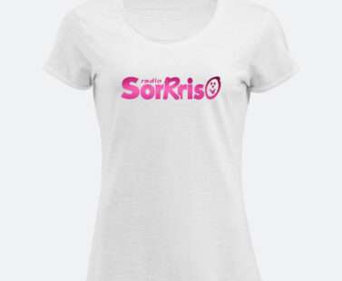 T-shirt Bianca Fucsia - Radio Sorrriso