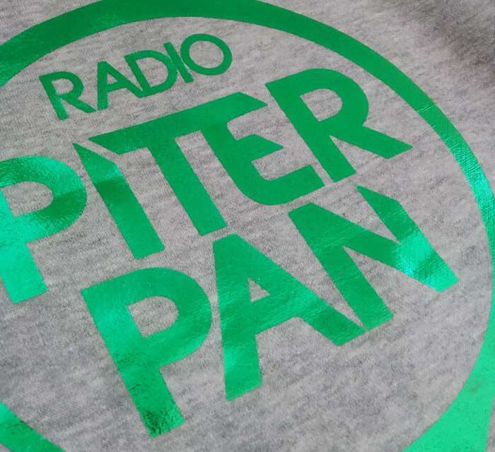 Felpa Grigia - Radio Piterpan - dettaglio