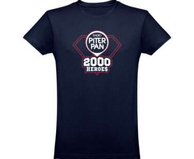 Radio Piterpan 2000 Heroes - T-shirt Blu Navy