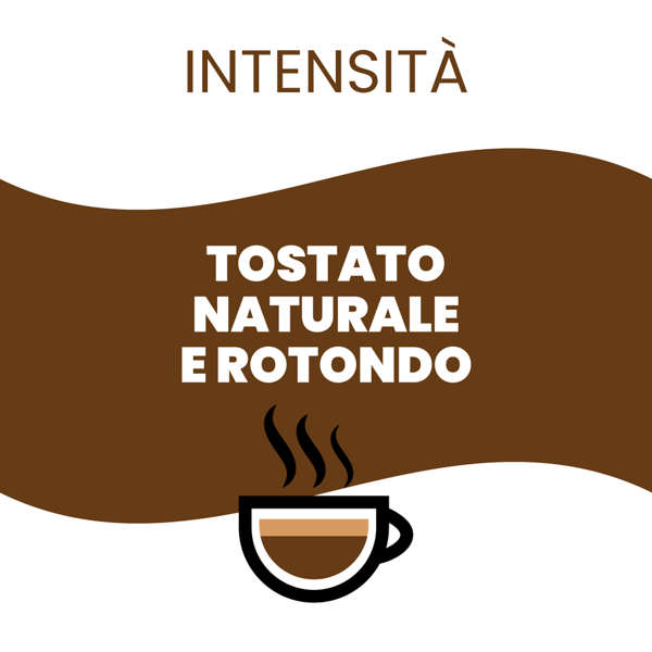 Intensità Tostato Naturale e Rotondo