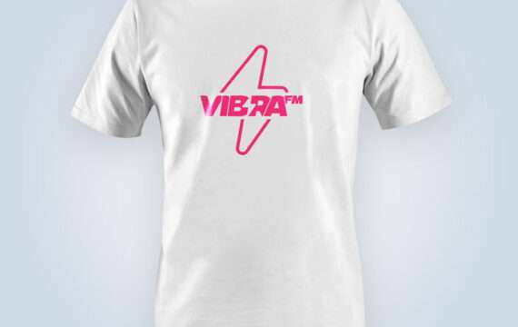 Vibra FM - T-shirt Bianca