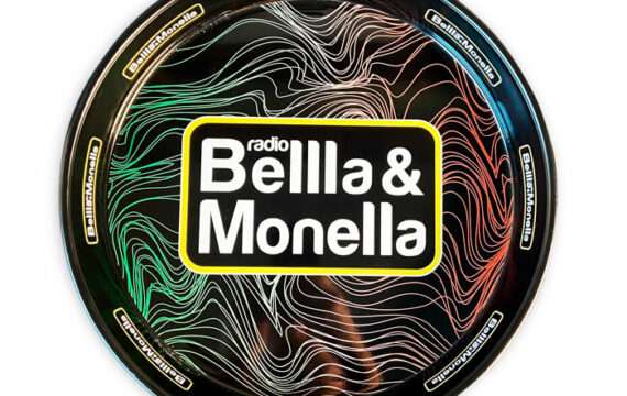 Vassoio decorativo con grafica Radio Bellla & Monella