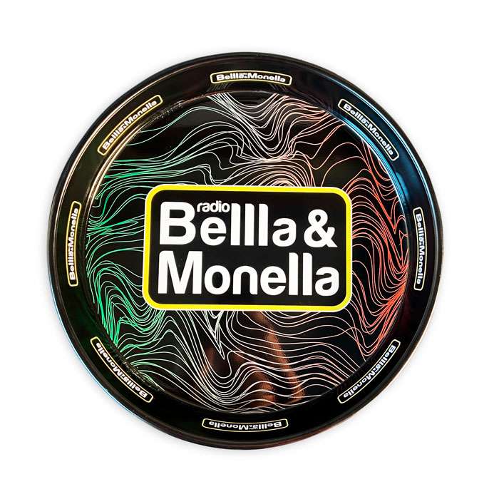 Vassoio decorativo con grafica Radio Bellla & Monella