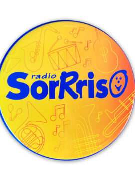 Vassoio decorativo con grafica Radio Sorrriso