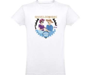 Radio Piterpan - T-shirt Bianca - Gravel (H)Ombre